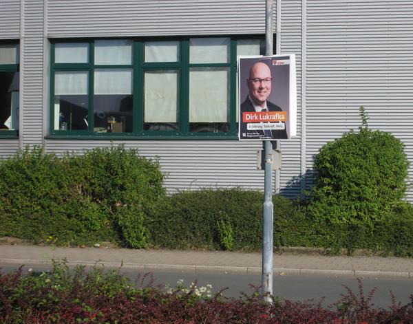 Noch immer hängen im Stadtgebiet Plakate von der Kommunalwahl
